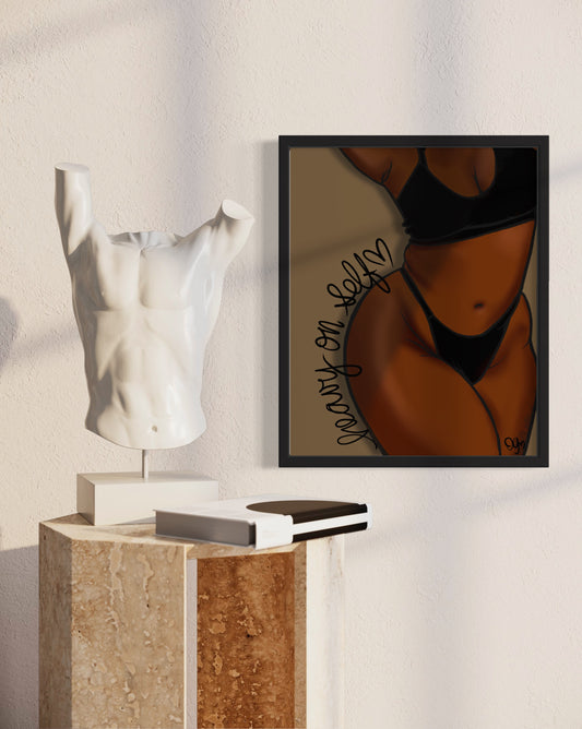 Love Yours Fine Art Prints | Body Positivity Art | Self Love