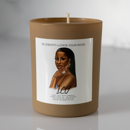 ICU Soy Candle | Coco Jones Inspired | OG Identity x State Your Mood