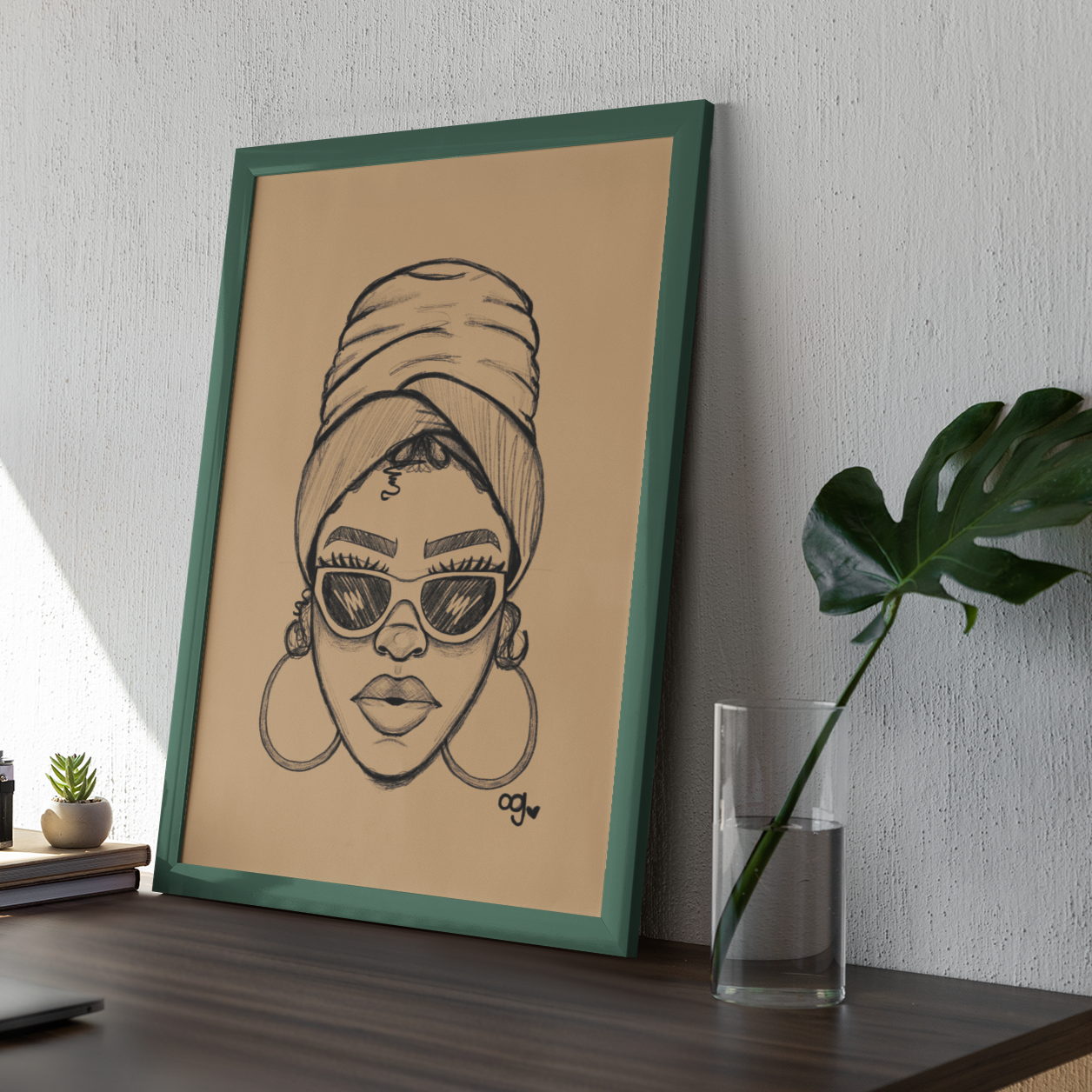 Nola Fine Art Prints | Black Woman Art | Headwrap