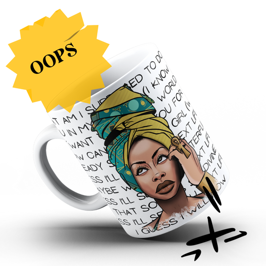 OOPS Next Lifetime Mug | Black Woman Coffee Mug | Neo Soul + R&B