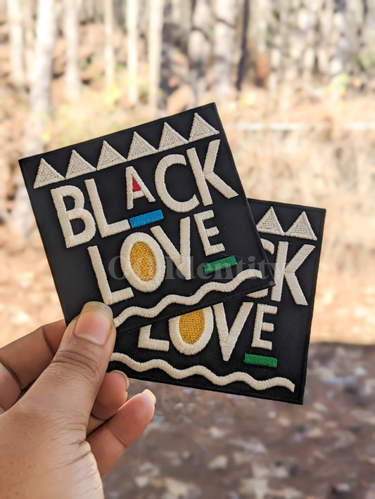 Black Love Iron-On Patch | Iron On Patch |