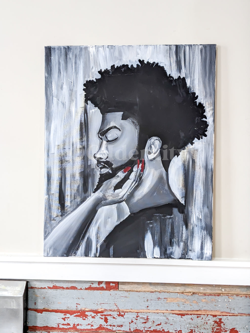 Adore Canvas | Black Love Art | Original Painting + Canvas Prints