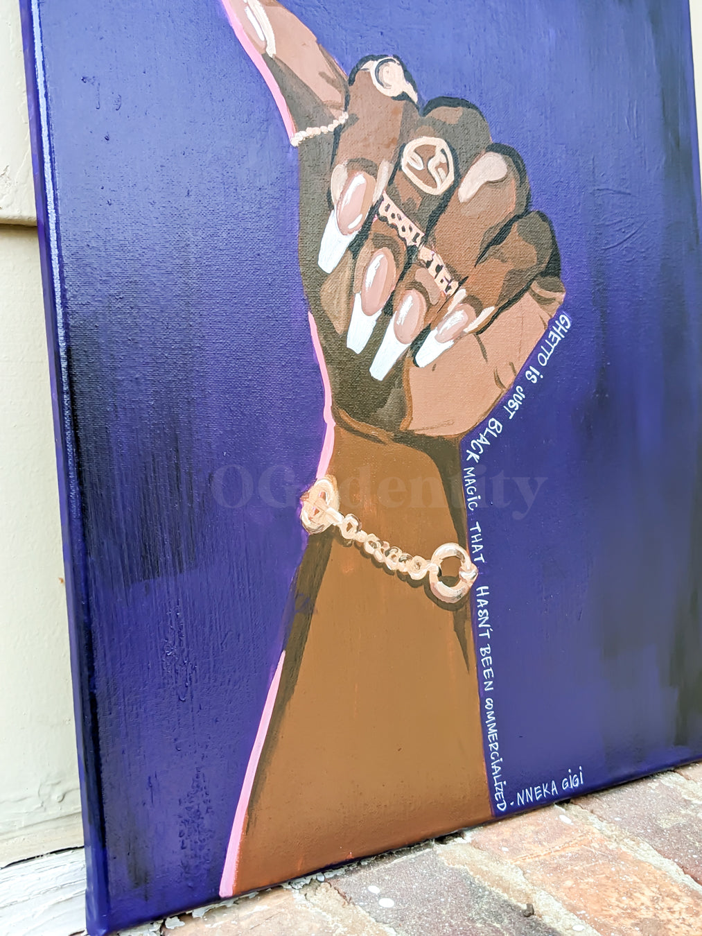 Ghetto Canvas | Nail Art | Original Painting + Prints