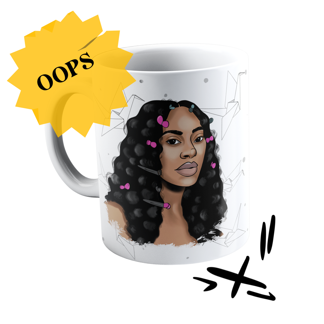 OOPS Cranes in The Sky Mug | Black Woman Coffee Mug | Neo Soul + R&B