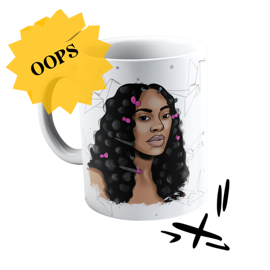 OOPS Cranes in The Sky Mug | Black Woman Coffee Mug | Neo Soul + R&B
