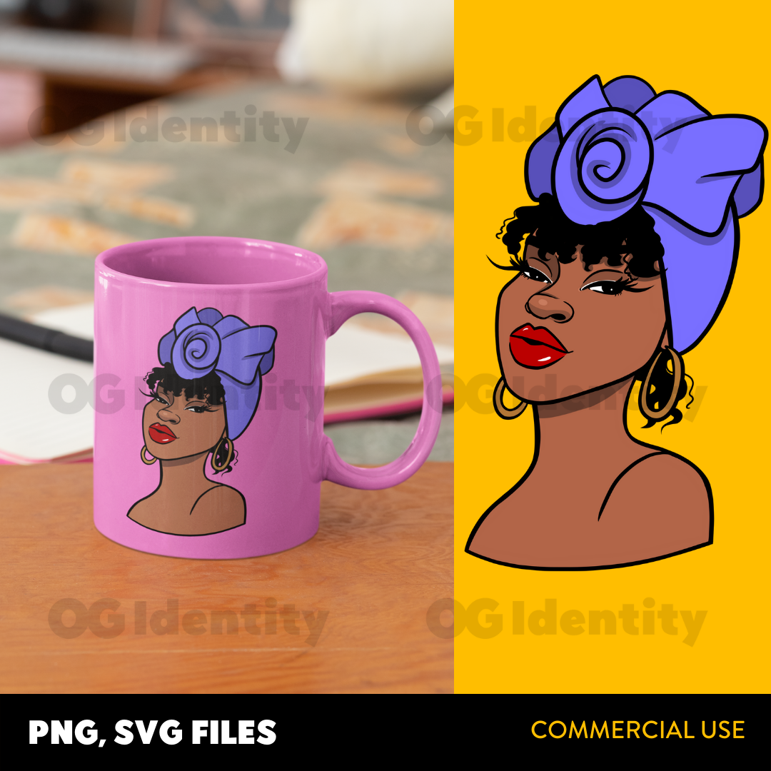 Lady Commercial Use | Black ClipArt | Illustrations | For Businesses + Creatives